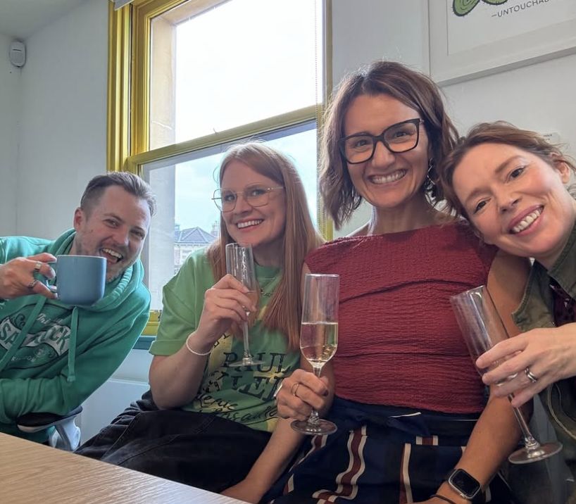 SBW Team Holding Drinks